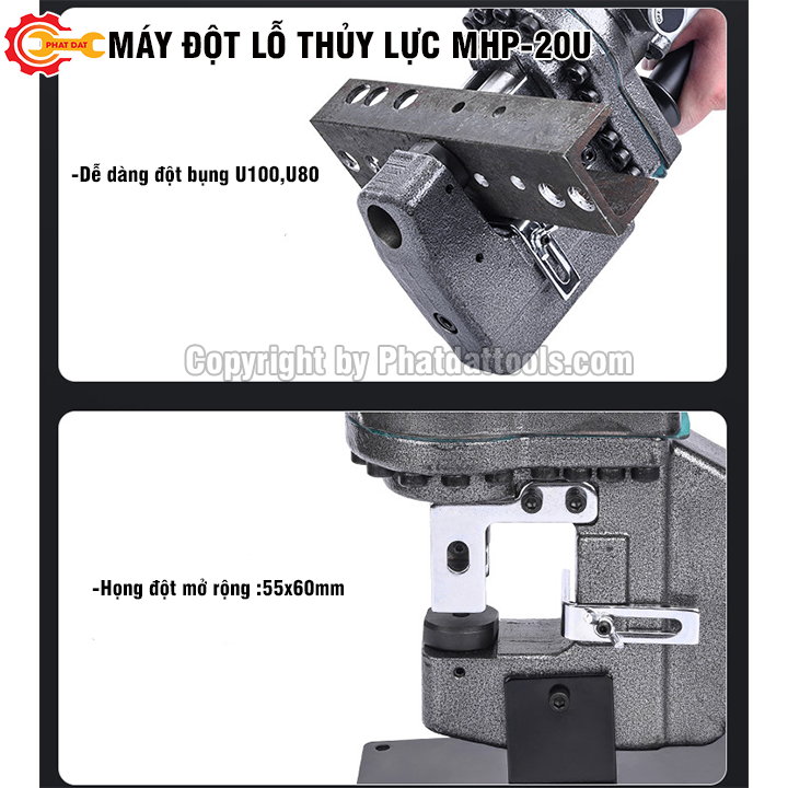 Máy Đột Lỗ Thủy Lực Chạy Điện Cầm Tay MHP20