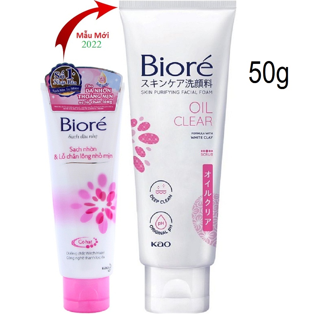 Sữa Rửa Mặt Biore 50g