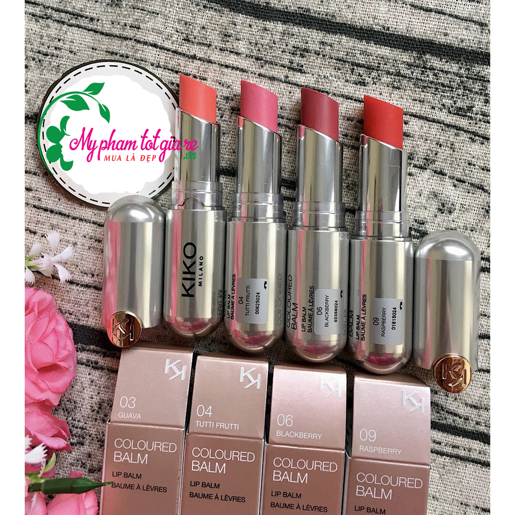 Son Dưỡng Kiko Milano Colored Balm các màu