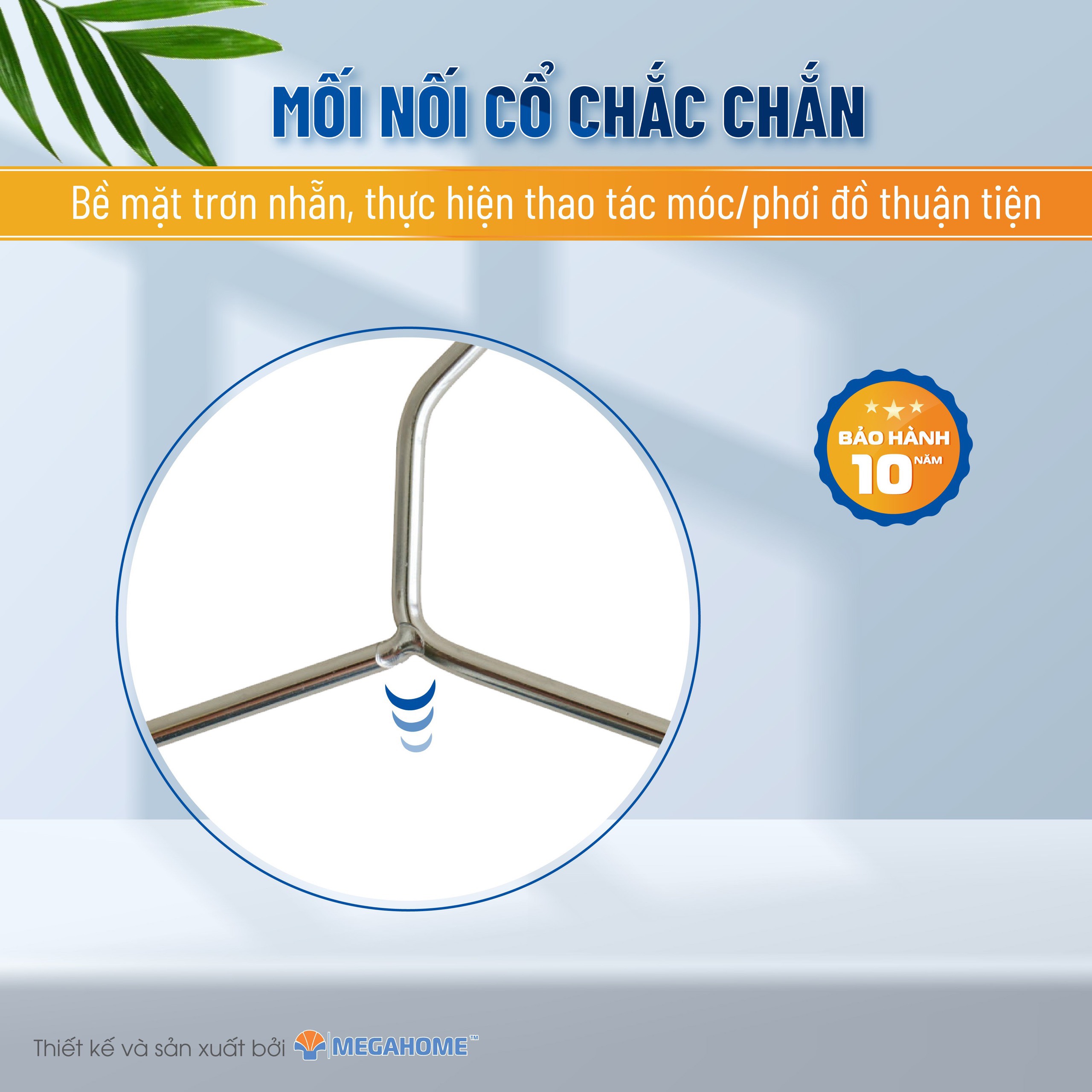 Combo 20 Móc inox Saigoncook dày dặn, Móc phơi quần áo
