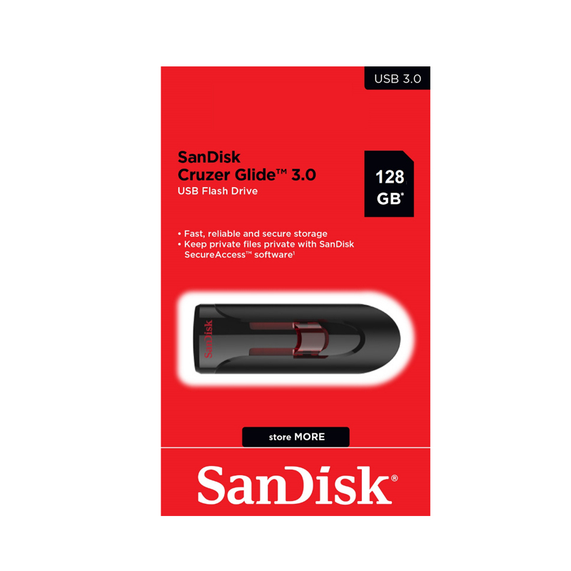 USB 3.0 SanDisk Cruzer CZ600 128GB 100MB/s (Đen) Nhat Tin Authorised Store