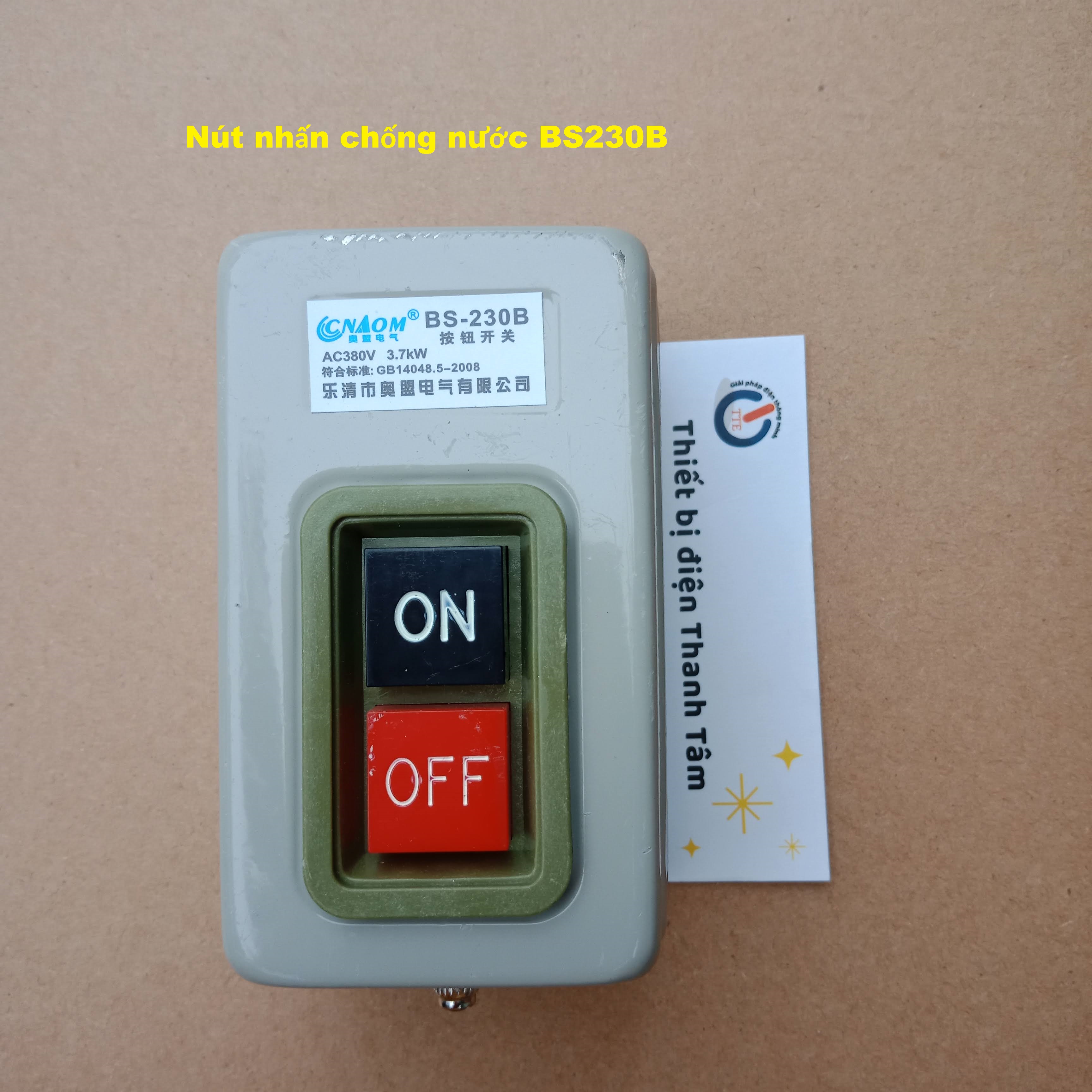 [ON/OFF điện 3 pha] BS230B Công tắc, Nút nhấn ĐIỀU KHIỂN ĐIỆN