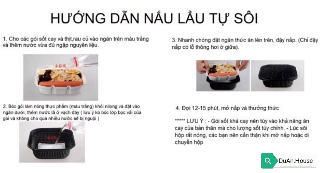 lẩu tự sôi ngũ vị xúc xích trứng