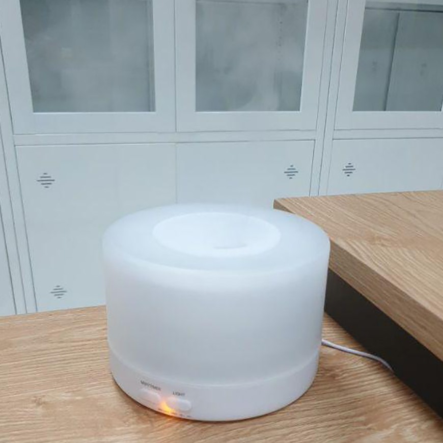 Máy Khuếch Tán Tinh Dầu Trụ 500ml Nắp Trong