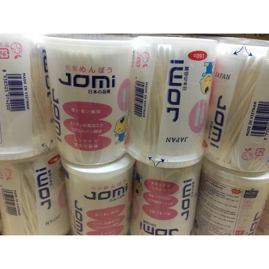 Tăm Bông JOMI (Trẻ em 160 que)