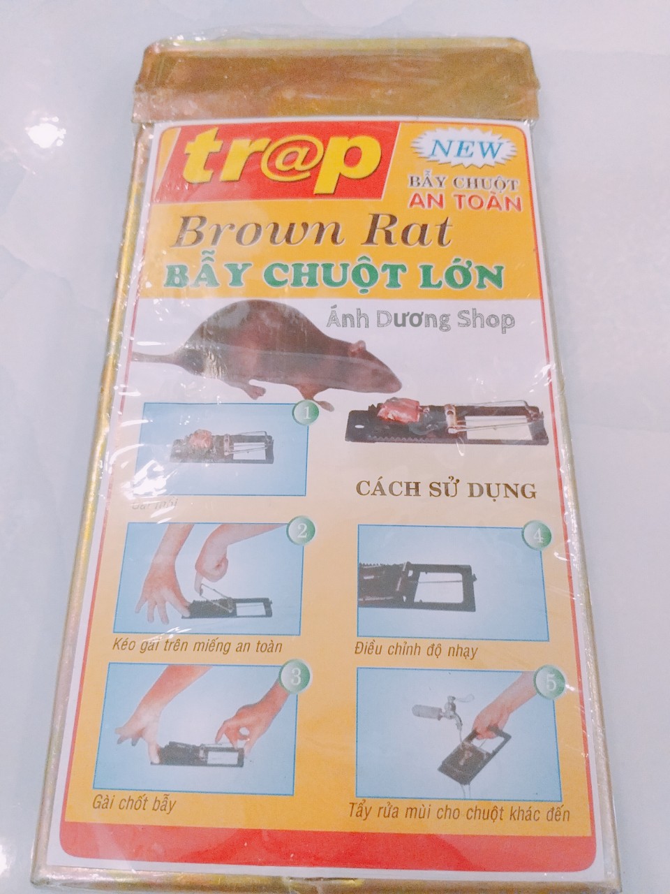 [HCM]Bẫy sập chuột lớn