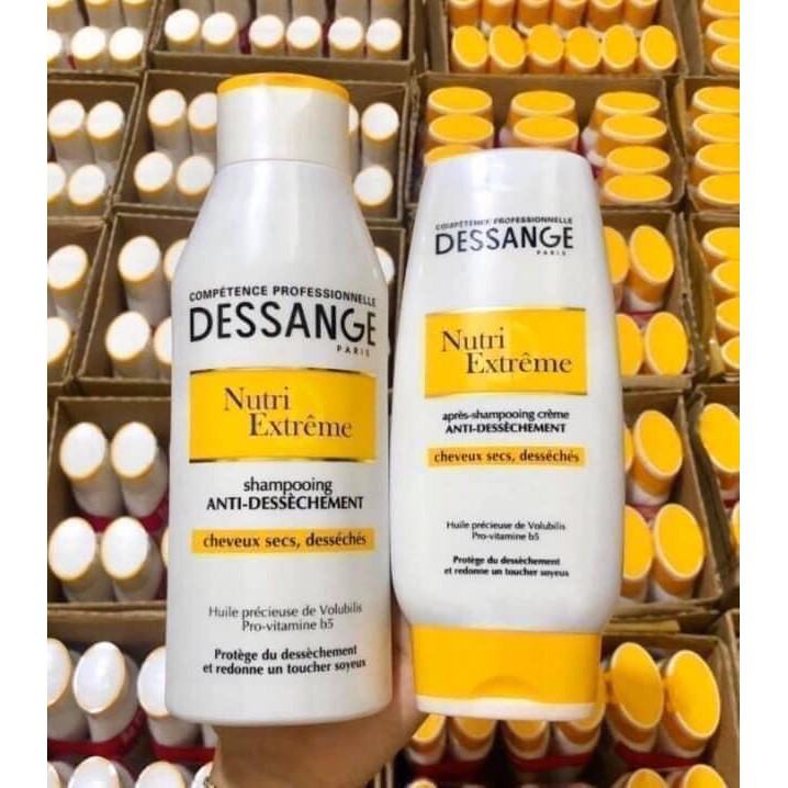 [Hàng Pháp] Bộ dầu gội xả Dessange Nutri Extreme Vàng