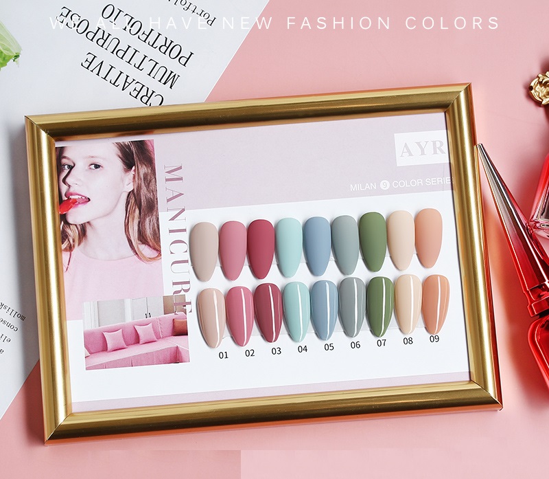 [HCM]Sơn gel AS red - Màu pastel mã AYR