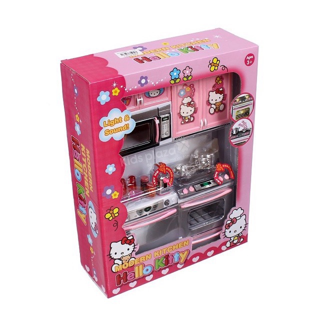 [HCM]Hộp đồ chơi kệ bếp pin hình Kitty 26216