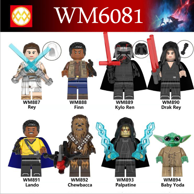 Đồ chơi lắp ráp Minifigure các nhân vật Chiến Binh StarWar-WM6081