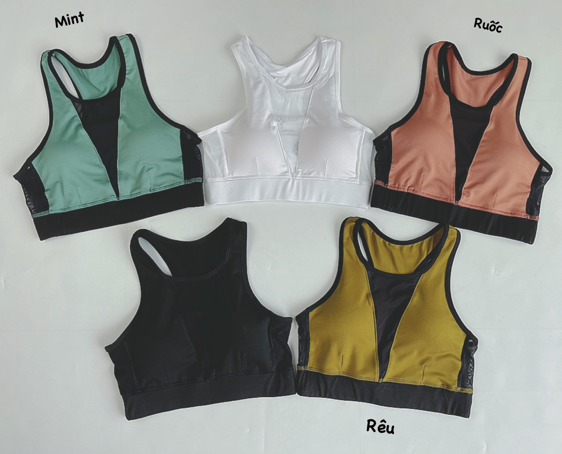 Bra phối lưới tập gym siêu sexy