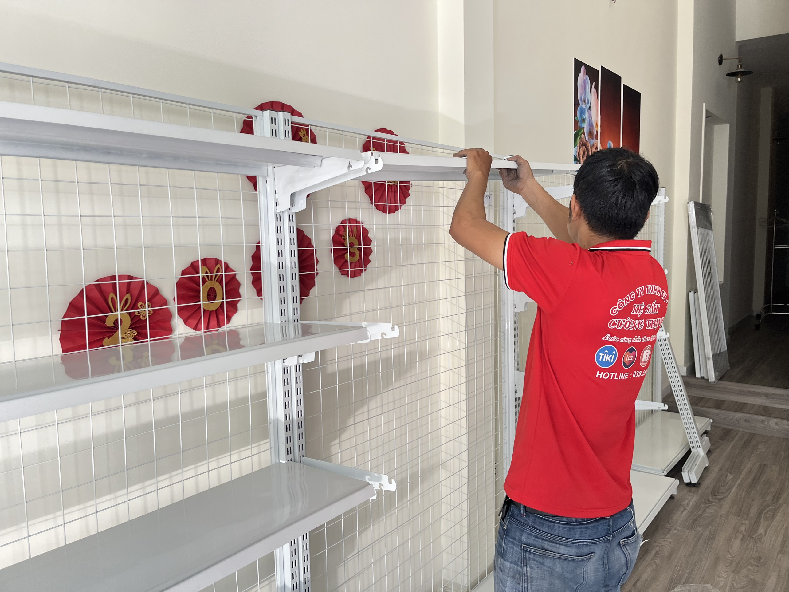 Kệ siêu thị đơn 5 tầng ( cao 1m8 x dài 1m2 x rộng 35cm) kệ siêu thị trưng bày