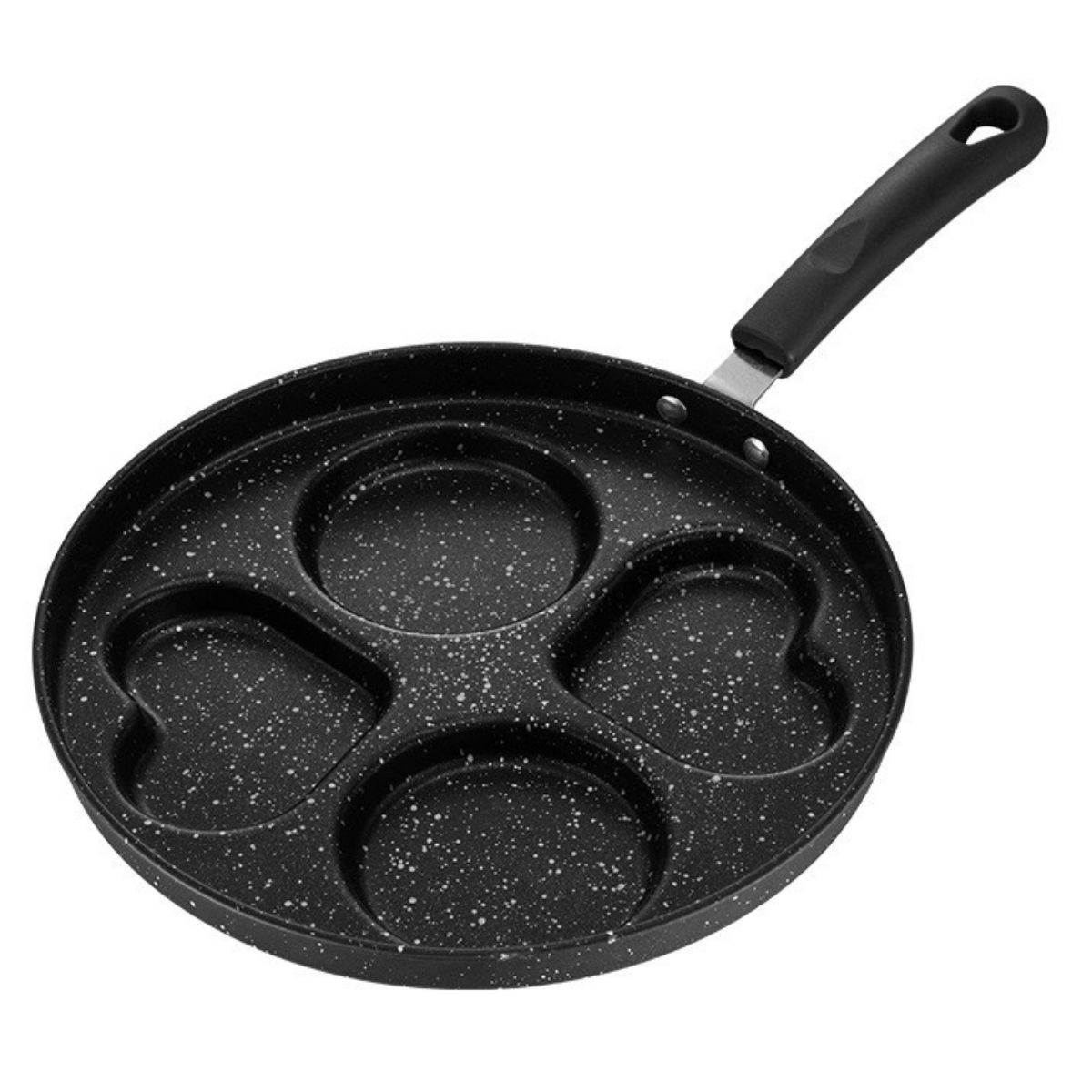 4 grids egg frying pan suitable for all kinds of cookers, super convenient food processor non-stick enamel pans