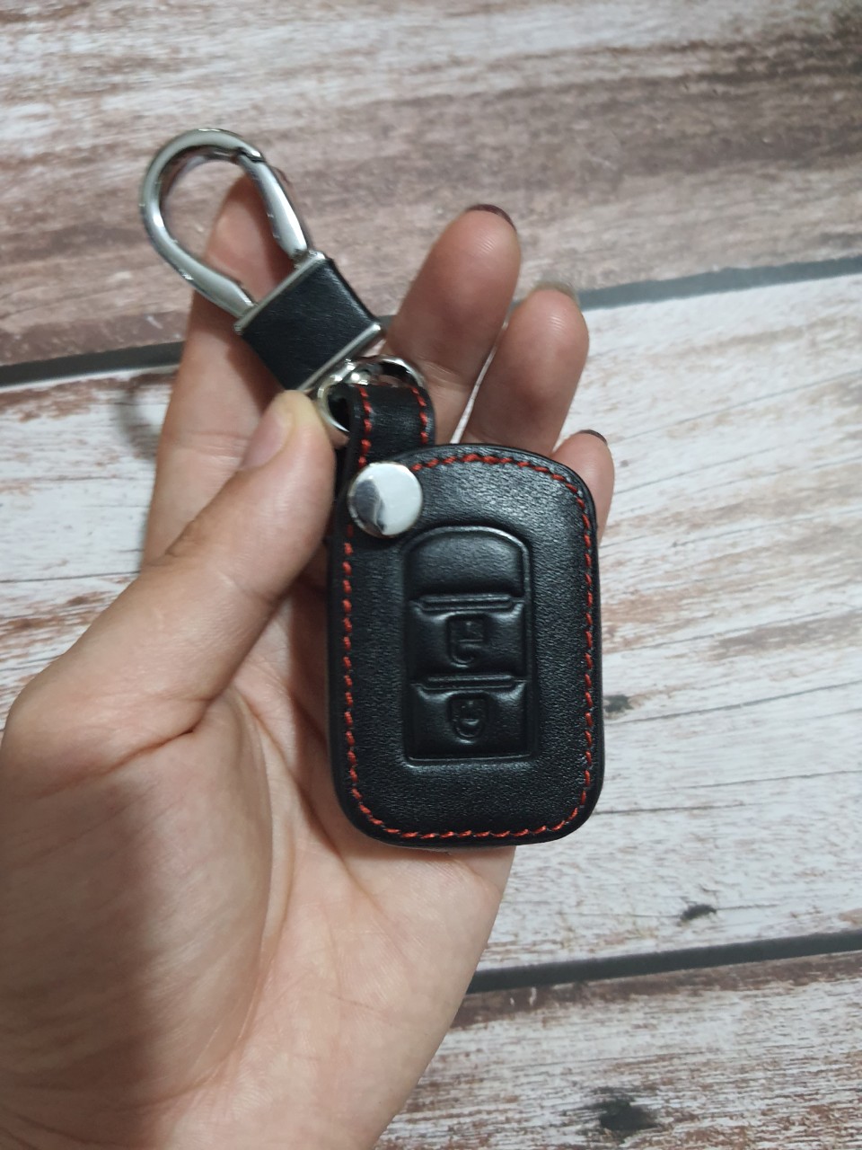 BAO DA CHÌA KHÓA MITSUBISHI BẢN CHÌA CƠ 2 NÚT