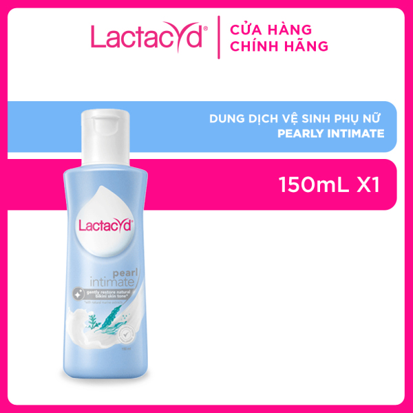Dung dịch vệ sinh phụ nữ Lactacyd Pearly Intimate 150ml cao cấp