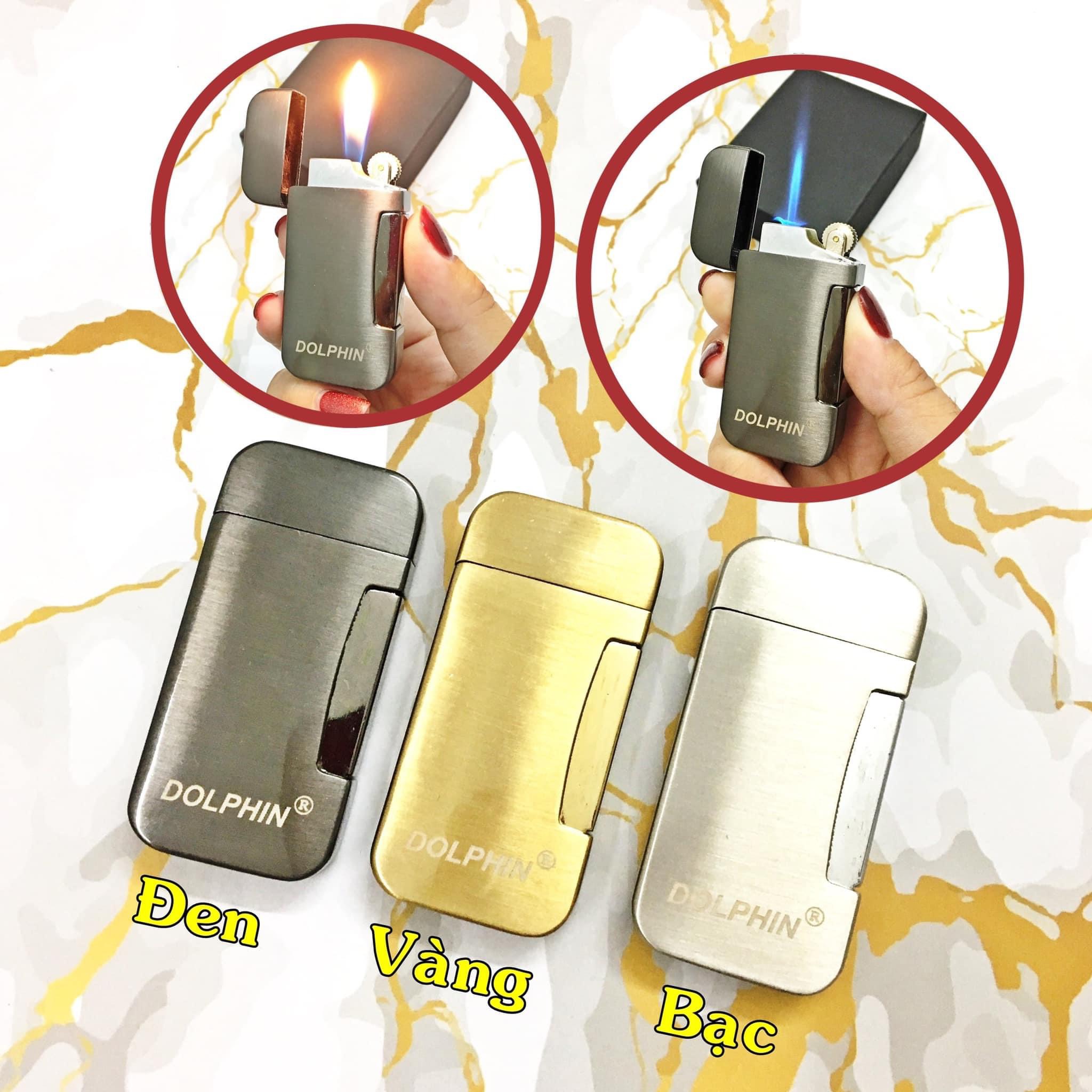 BẬT LỬA  DOL-PHIN 2 CHẾ ĐỘ LỬA (LỬA NGỌN VÀ LỬA HOẢ TIỄN) - (XÀI GAS)
