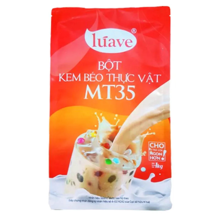 Bột Kem Béo Pha Trà Sữa Luave MT35 -500gr Tách lẻ - bột kem béo thực vật, bột béo, bột sữa, bột kem không sữa - Nguyên liệu trà sữa