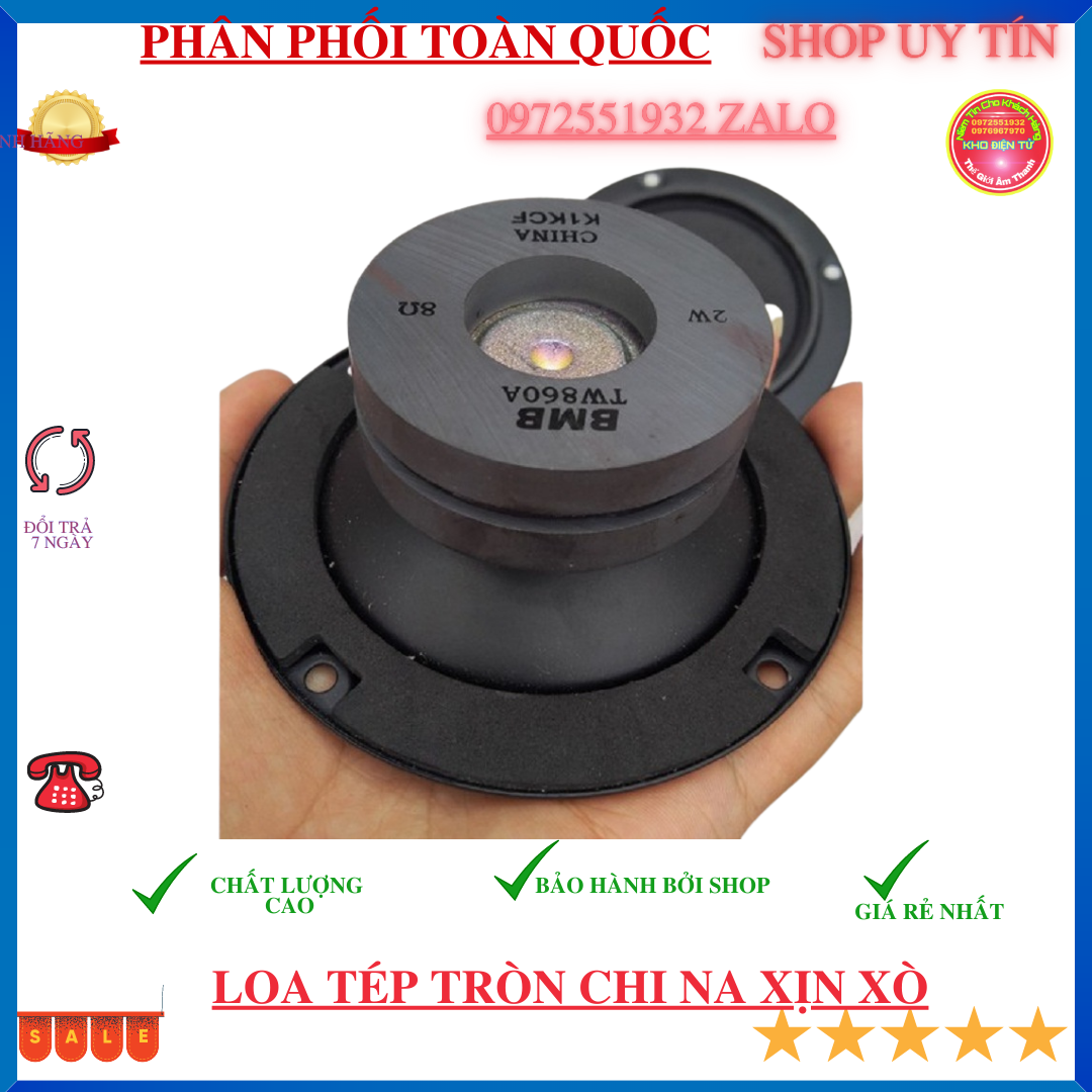 2 Chiếc loa tép bmb 10cm CHINA XỊN  nhập khẩu - giá 1 đôi