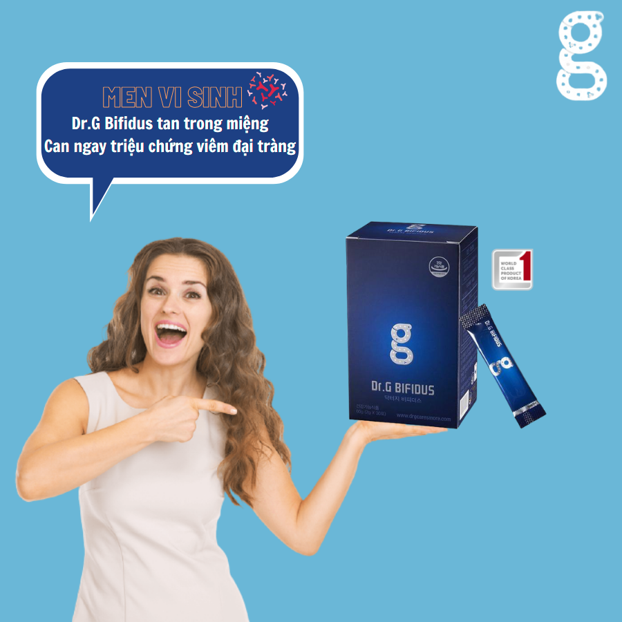 Men vi sinh Dr.G Bifidus (hộp 30 gói) date xa