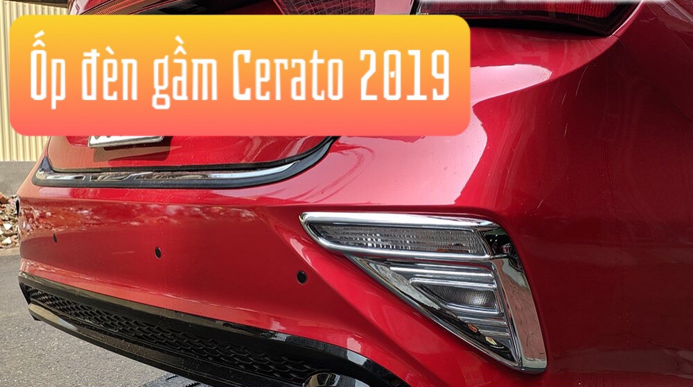Bộ 2 ốp đèn gầm sau theo xe kia cerato 2019-2020