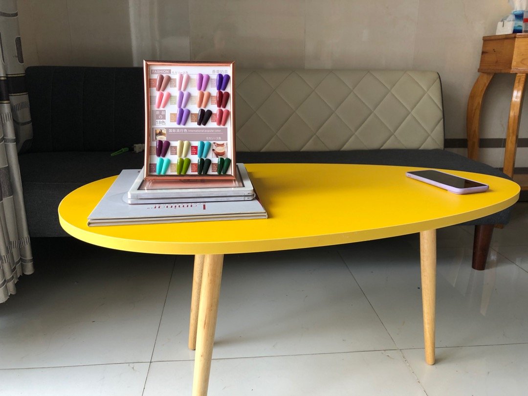 Bàn Trà Sofa\Bàn Trà Cafe Chân Gỗ Sồi - GP55