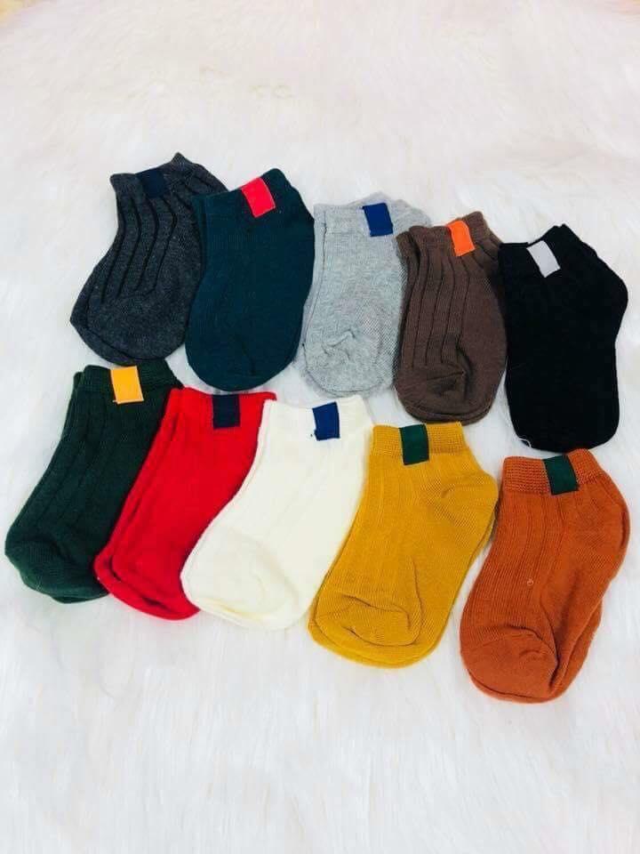 Combo 5 đôi tất gân màu NBD cho bé
