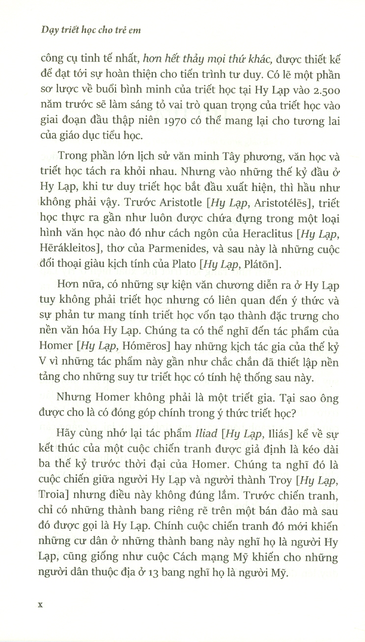 Dạy Triết Học Cho Trẻ Em
