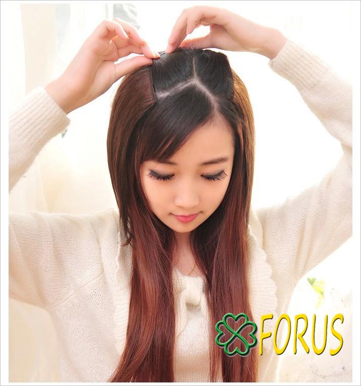Tóc giả kẹp phồng 2 bên K02 😍FREESHIP😍 kẹp tóc giả nữ, kẹp phồng chân tóc Sỉ 40k/1 cặp