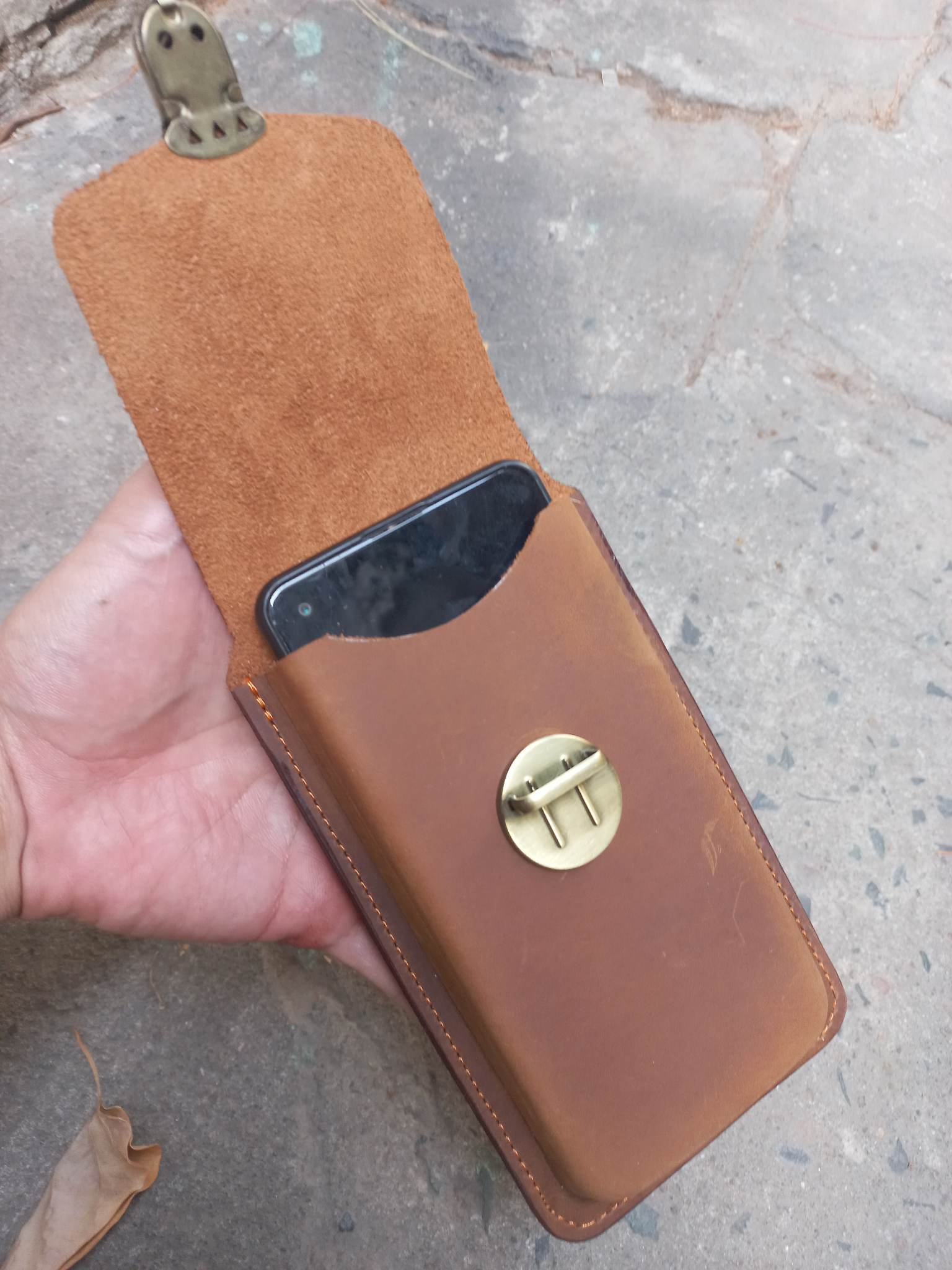 Bao Da Điện Thoại Da Iphone samsung  Bò Thật
