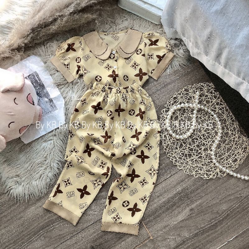 Pizama áo cộc quần dài bé gái (14_42kg)