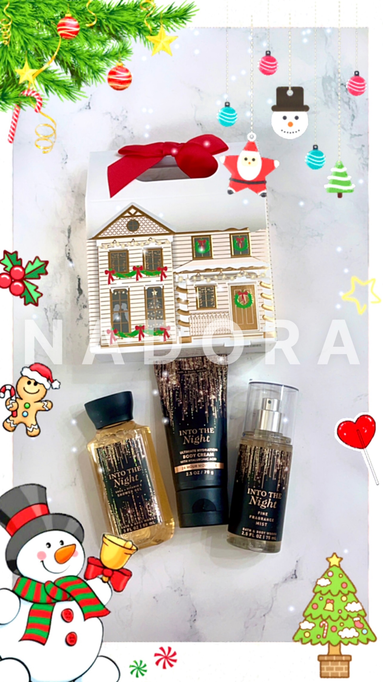 [Mini Gift Box Set] Set 3 Món Bath And Body Works - Into The Night