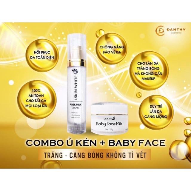 [HCM][Chính hãng] Combo ủ kén tằm + kem face baby Đan Thy