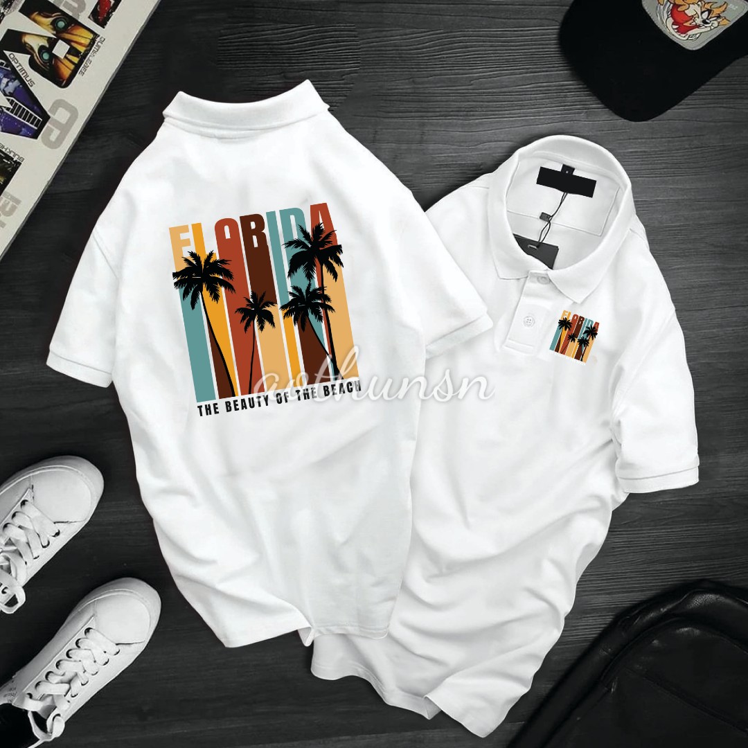 Áo thun cổ trụ cổ bâu polo FLO