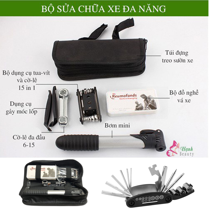 Bộ dụng cụ sửa chữa xe đạp đa năng