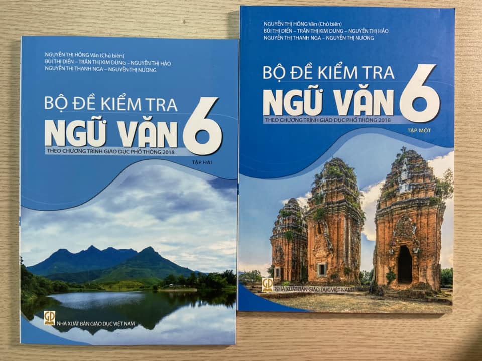 Sách - Combo Bộ đề kiểm tra ngữ văn 6 - ( tập 1 + tập 2 )
