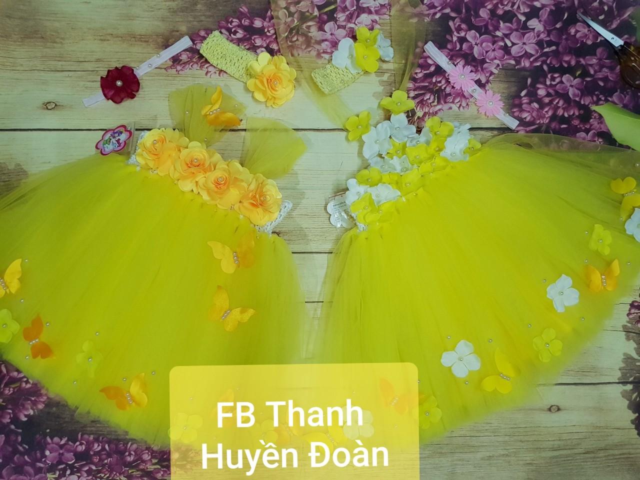 Đầm công chúa tutu Bướm Vàng