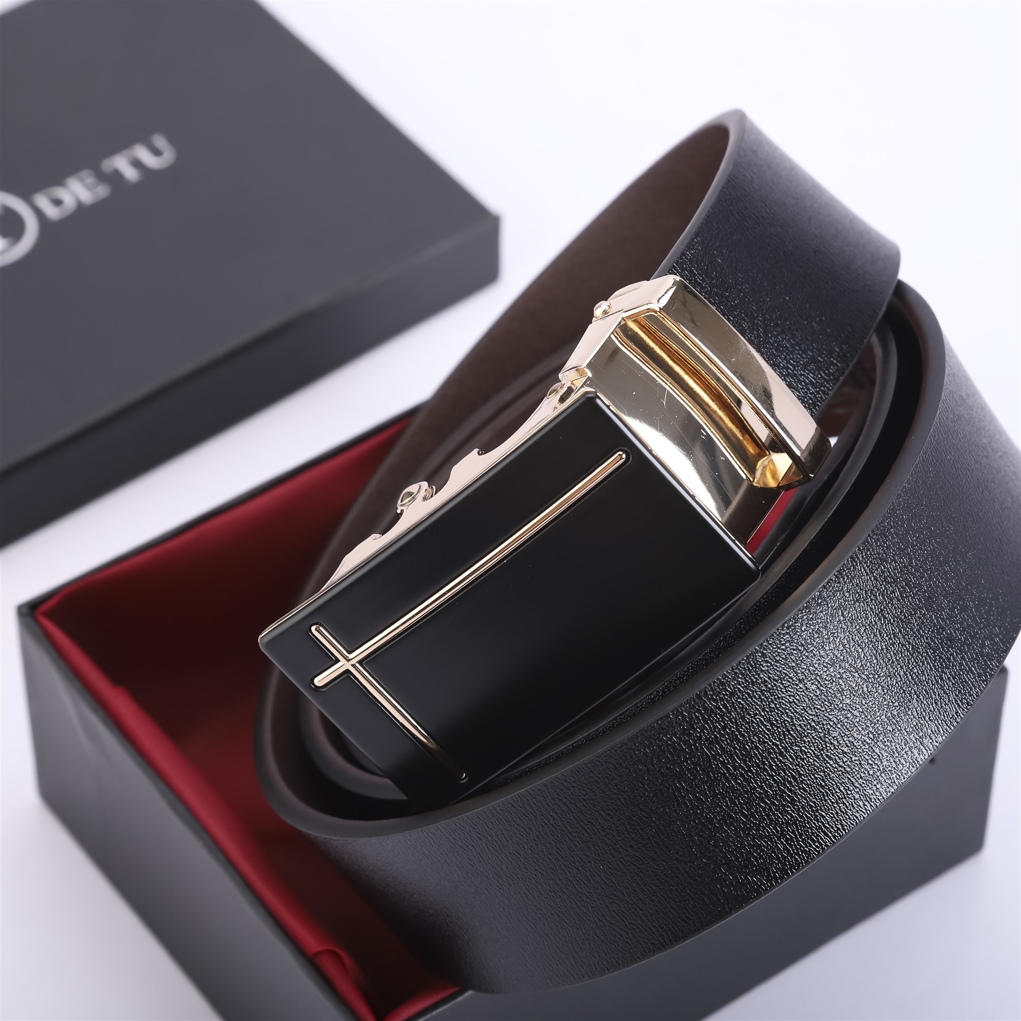 Thắt lưng nam khóa cài tự động DETU PL3120