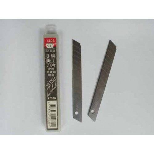 Lưỡi dao rọc giấy Nhỏ SDI 1403 (vỉ 10 lưỡi)