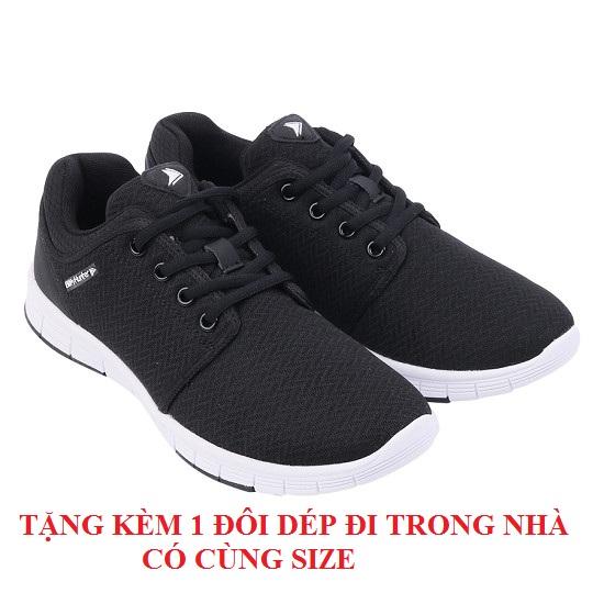 Giày thể thao cao cấp nam Hunter Bitis DSM065233DEN (Đen)