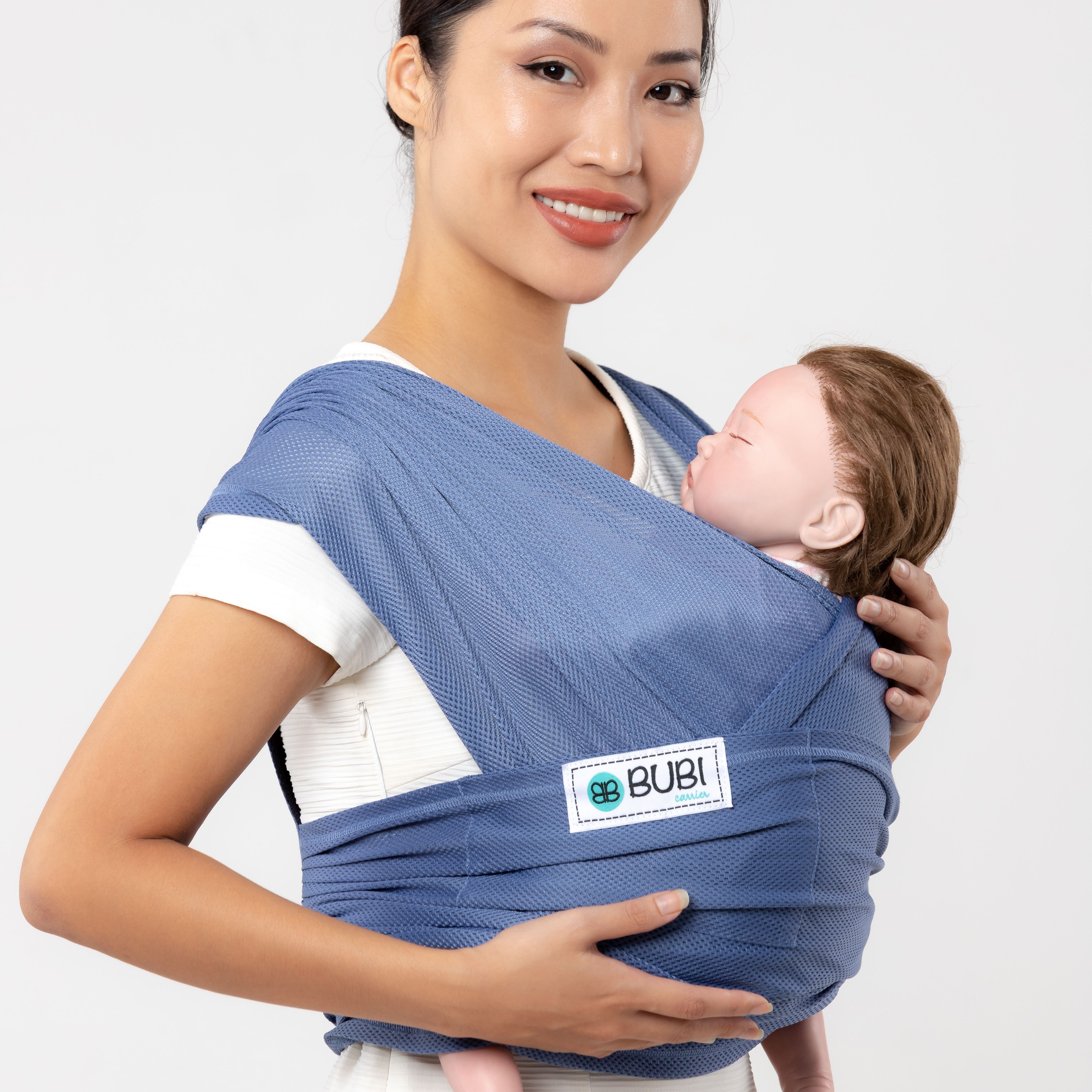 Địu vải BUBI Sling Gen 2 Lưới thoáng khí