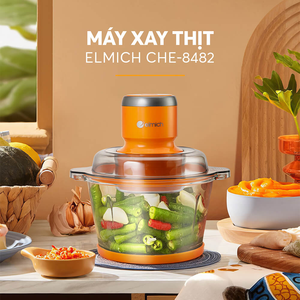Máy xay thịt elmich che-8482