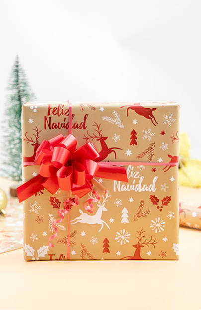 Giấy gói qùa giáng sinh giấy gói quà noel ấm áp mùa đông