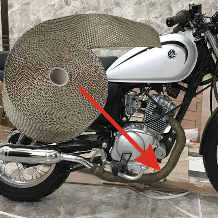 Vải quấn cổ Pô xe máy ô tô