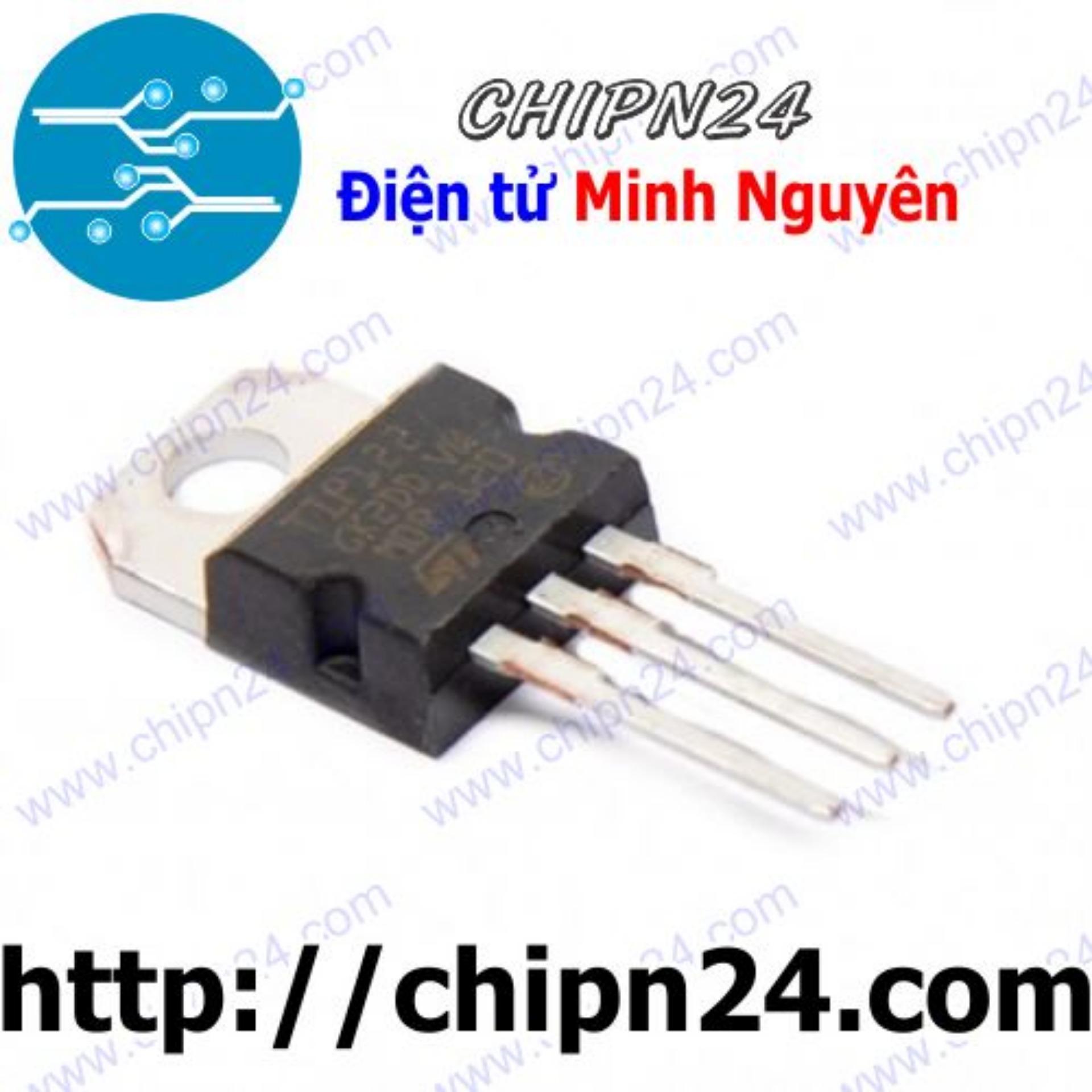 [5 con] (KT1) Transistor TIP122 TO-220 NPN 5A 100V (Darlington)