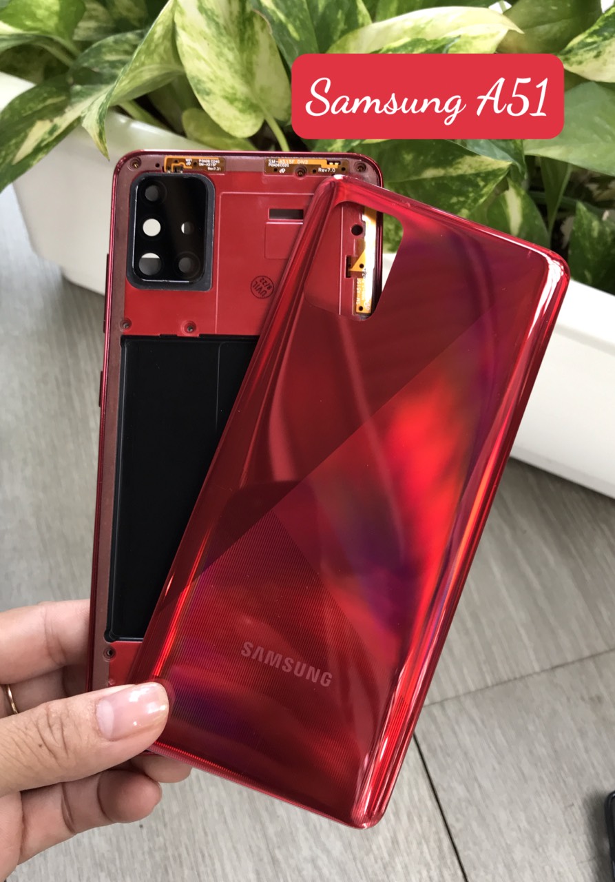 Bộ vỏ Samsung A51(kèm phím +kính camera)