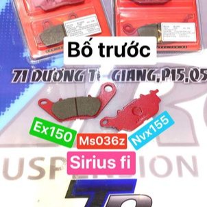 [HCM]BỐ THẮNG MÁ PHANH RCB EXCITER150 NVX155 SIRIUS FI