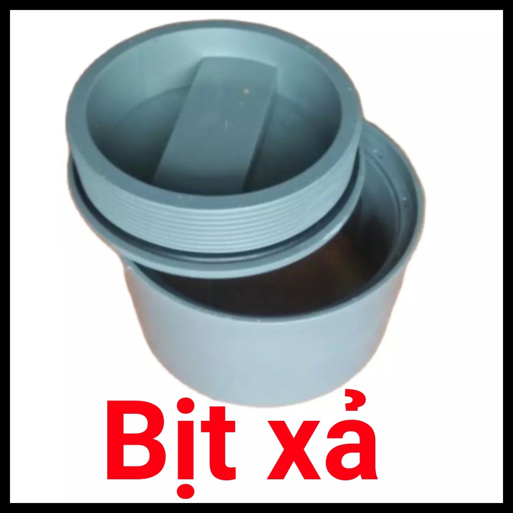 Com bo 1 bịt xả ,1 bịt trơn và 50 cm ống phi 160