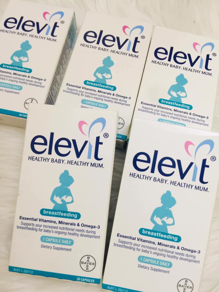 Elevit Sau Sinh Breastfeeding Của Úc 30 viên
