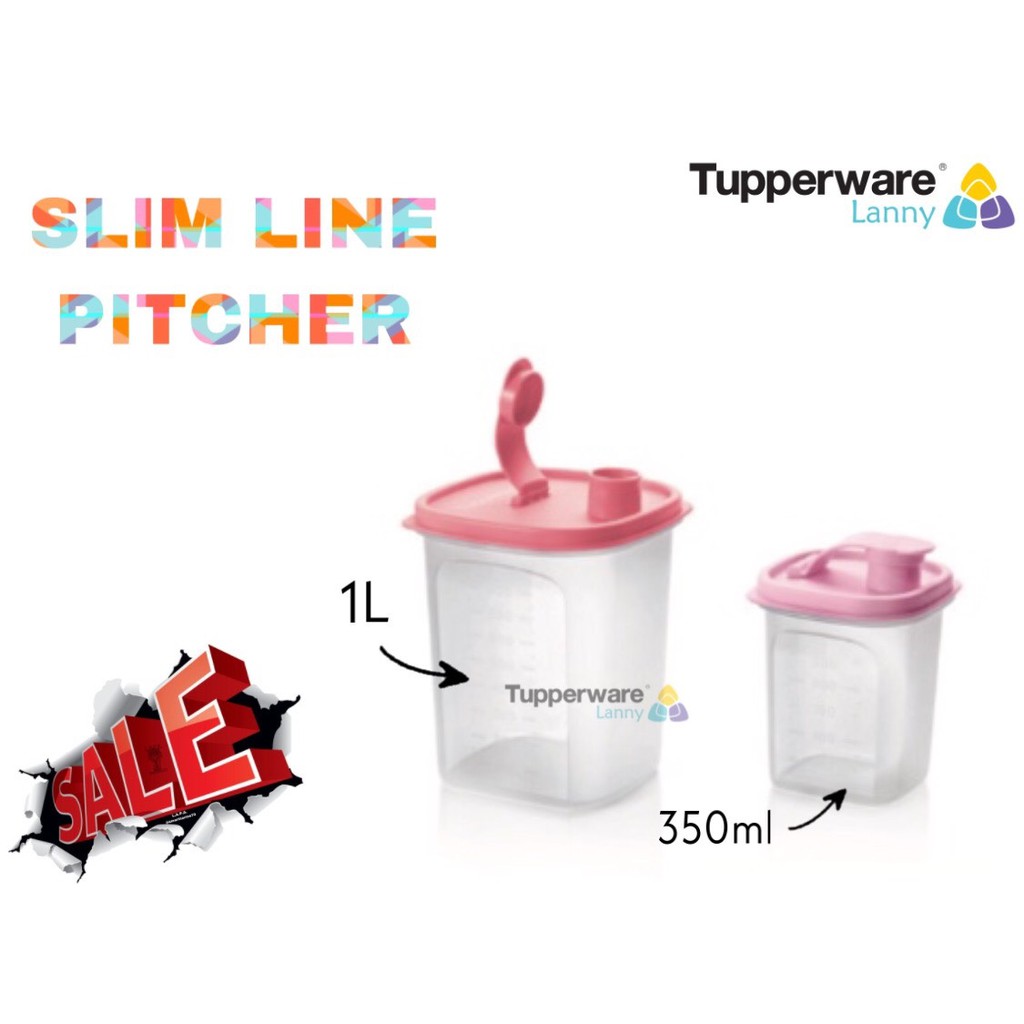 [HCM]Bộ đôi bình nước Slim Line Pitcher - Tupperware