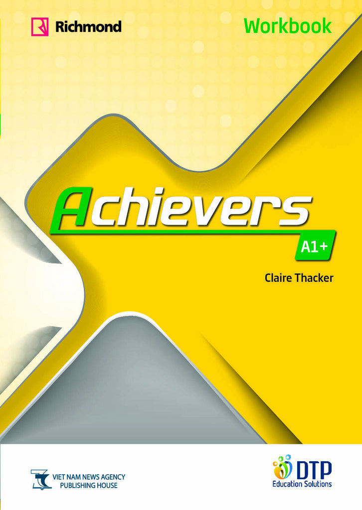 Sách - dtpbooks - Achievers A1+ Workbook with Audio CD
